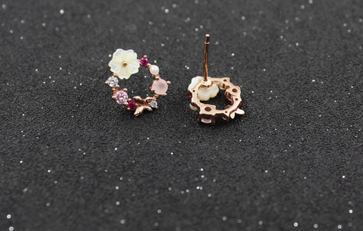 Aretes de Flores en Concha Natural - Image 8