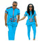 Traje de Pantalón Étnico Africano para Parejas en Algodón