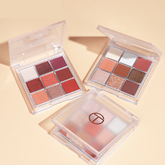 Paleta de Nueve Sombras Tierra Mate Perlado
