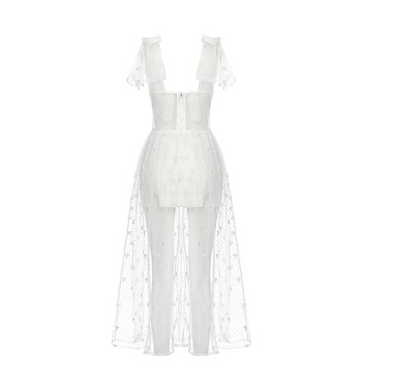Vestido Elegante con Detalles de Malla - Diseño Europeo Premium - Image 12