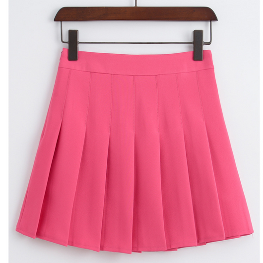 Falda Plisada Blanca de Cintura Alta Estilo Colegiala Japonesa - Image 17