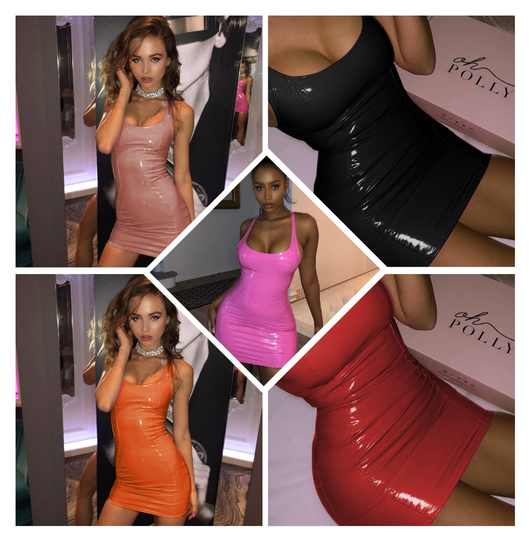 Falda Corset de Cuero Sensual