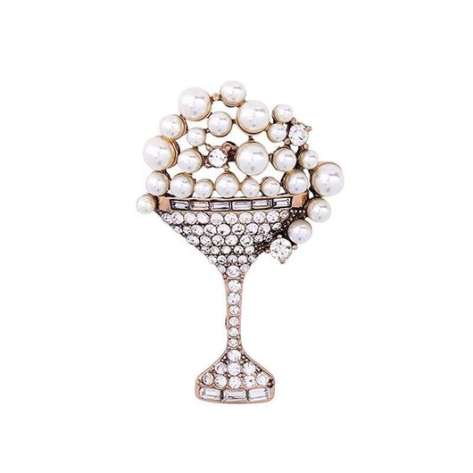 Broche Vintage de Copa de Vino - Image 5