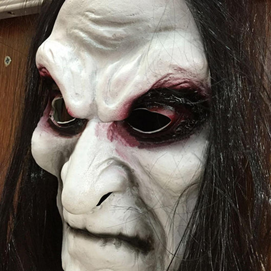 Máscara de Terror con Cabello Largo para Festival de Fantasmas - Image 4