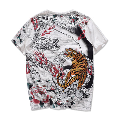 Playera Vintage con Bordado de Tigre - Image 8