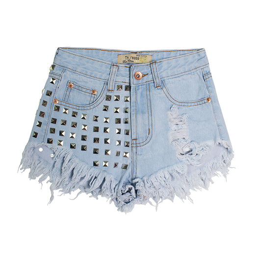 Shorts Denim Cintura Alta - Image 3