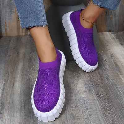 Zapatillas Casuales Mesh con Suela Reforzada y Detalles Brillantes - Image 10