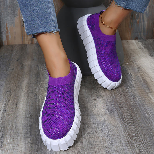 Zapatillas Casuales Mesh con Suela Reforzada y Detalles Brillantes - Image 10