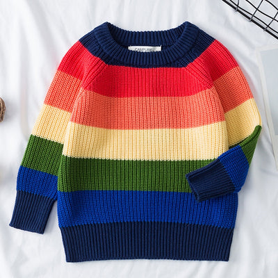 Suéter Arcoíris para Niños - Tejido Colorido y Cómodo - Image 5