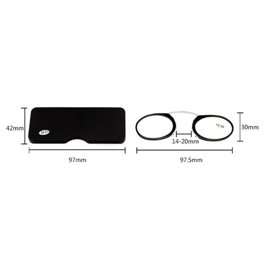 Lentes de Lectura Portátiles con Lector de Billetera Integrado y Estuche Protector - Image 4