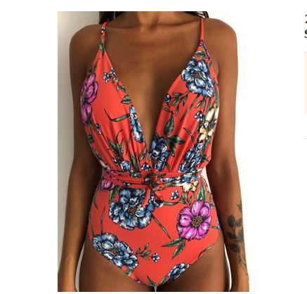 Traje de Baño Monokini Escotado para Mujer - Image 9