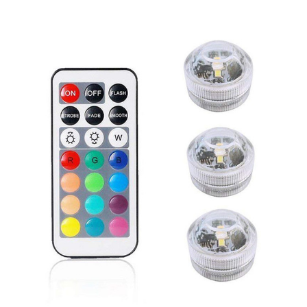 Luz LED Sumergible con Control Remoto - 5 Colores Ajustables - Image 9