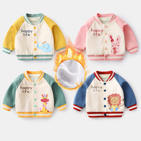 Cardigan Acolchado para Bebé - Otoño e Invierno con Forro Polar