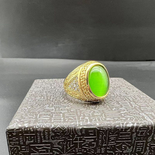 Anillo de Acero Inoxidable y Titanio para Hombre - Diseño Casual - Image 7