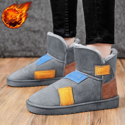 Botas de Invierno para Hombre con Forro de Terciopelo