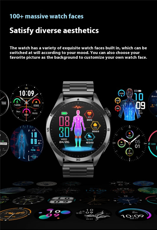 Reloj Inteligente ET485 con ECG y Llamadas Bluetooth - Image 12