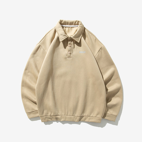 Polo de Terciopelo Liso con Solapa - Confort Premium