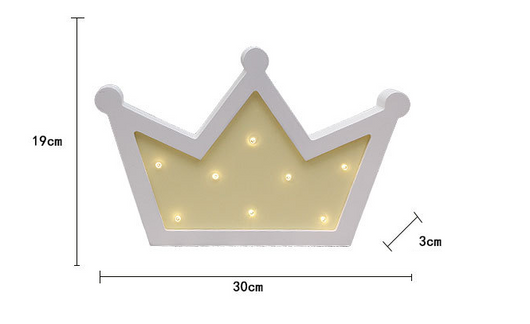 Lámpara de Pared Nórdica Corona - Luz Nocturna Decorativa - Image 6