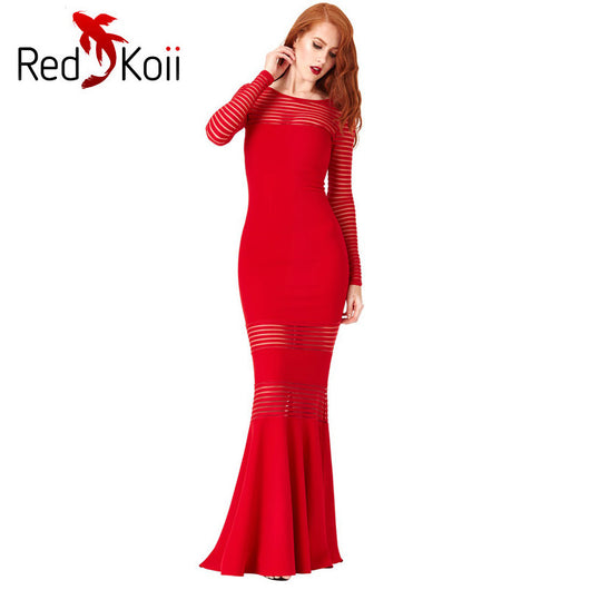 Vestido Sirena Rayas Elegante Efecto Perspectiva - Image 7