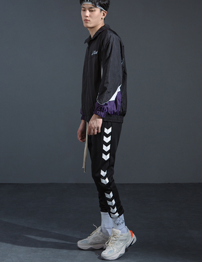 Pantalón de Chándal Hombre Otoño Tendencia Urbana Retro Corte Recto Casual - Image 7