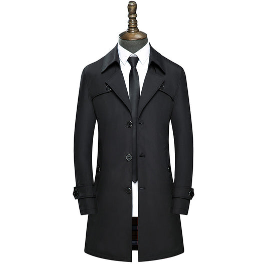 Abrigo Trench Slim Elegante