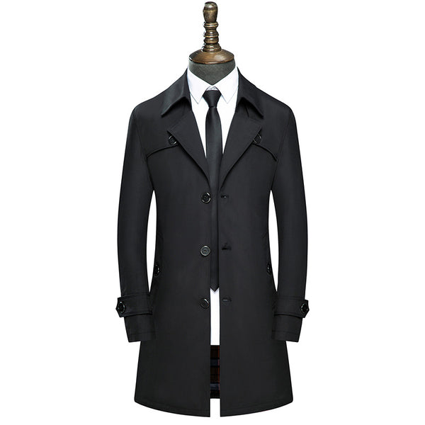 Abrigo Trench Slim Elegante