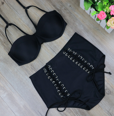 Bikinis Cintura Alta para Mujeres - Trajes de Baño Elegantes - Image 4