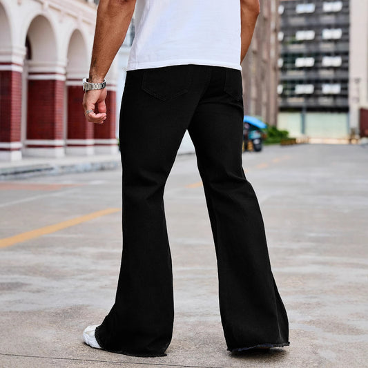 Jeans Bootcut Cintura Alta Negros Slim Casual - Image 2
