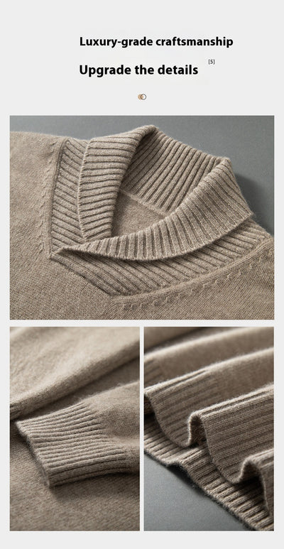 Suéter Tipo Saco de Cachemira para Otoño e Invierno - Image 14