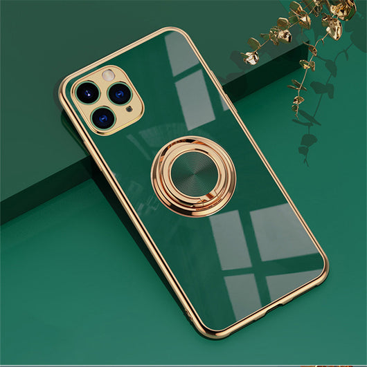 Funda de Silicona Premium para iPhone 12, 12 Pro, 12 mini, 11 Pro Max - Protección Elegante con Acabado Metalizado - Image 10