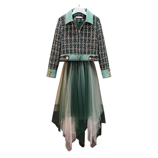 Vestido Occidental Dos Piezas Elegante y Ligero para Mujer - Image 4