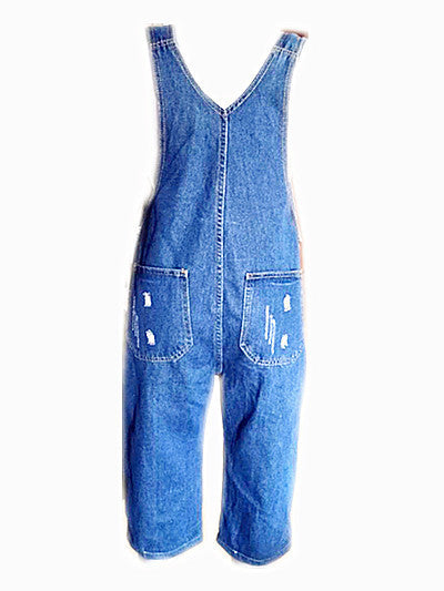 Overol Denim Rasgado con Estilo Urbano - Image 6