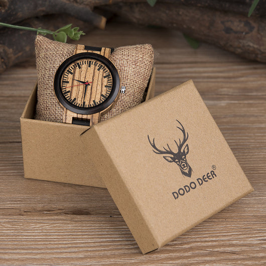 Reloj de Cuarzo con Esfera de Madera - Image 5