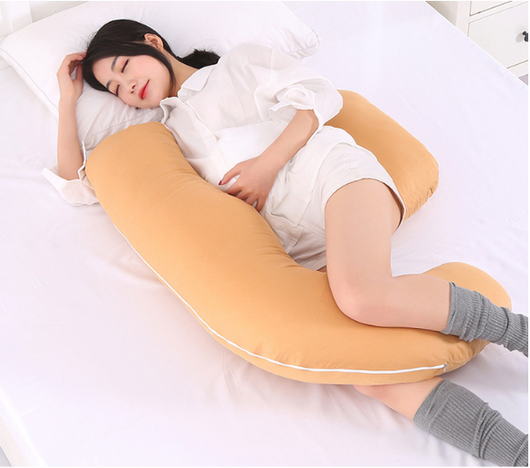 Almohada de Maternidad Multifuncional en Forma de U - Soporte para Embarazo, Lactancia y Descanso Lateral - Image 10