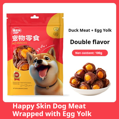 Premios para Perros con Yema de Huevo y Carne - Snacks Nutritivos para Entrenamiento - Image 6
