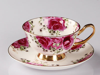 Taza y Platillo de Café Europeo