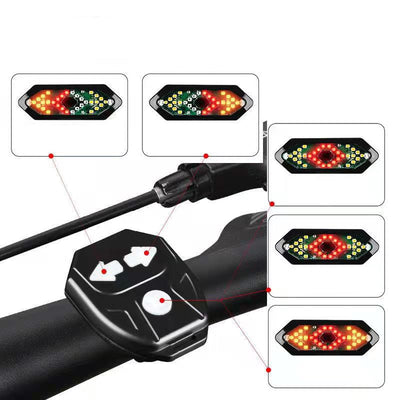 Luz Trasera LED con Claxon USB para Bicicleta - Seguridad Nocturna - Image 13