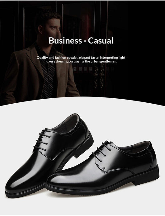 Zapatos Formales de Cuero Genuino para Hombre Talla Extra Grande - Image 4