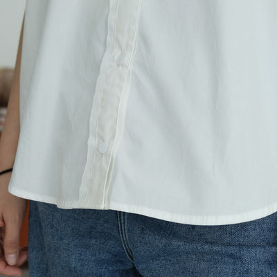 Camisa Holgada Enrollable de Algodón Japonés Refrescante - Image 51