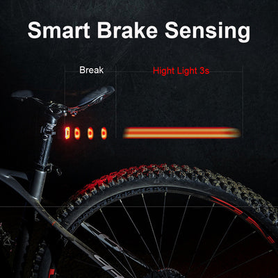 Luz Trasera Recargable USB para Bicicleta de Carretera - Image 3