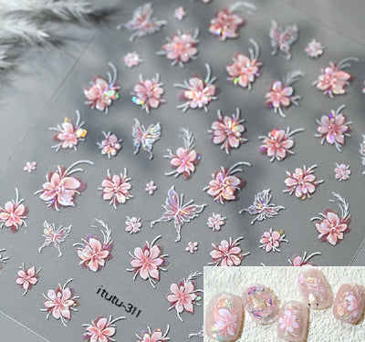 Adhesivos de Uñas 5D con Relieve Estéreo - Ornamentos Decorativos - Image 27
