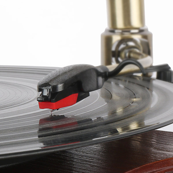 Tocadiscos Retro Petunia con Bluetooth y Audio Premium