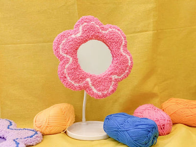 Kit de Espejo Decorativo con Flores DIY - Material para Manualidades - Image 10