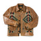 Chaqueta de Cuero Encerado Estilo Retro Americano para Hombre