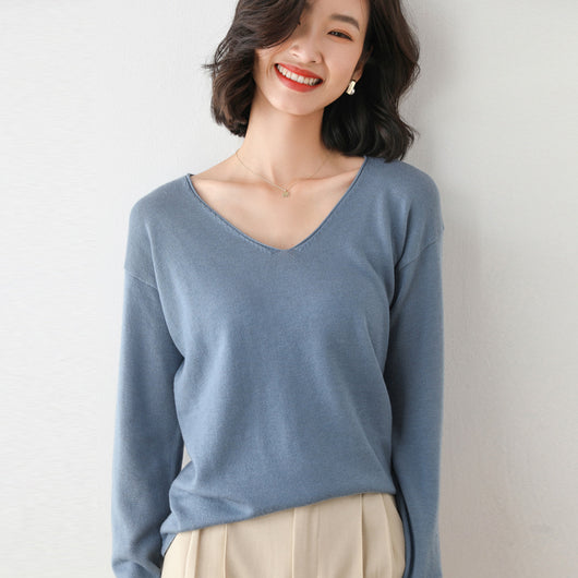 Suéter Suelto Estilo Coreano para Mujer - Prenda Base Versátil - Image 21