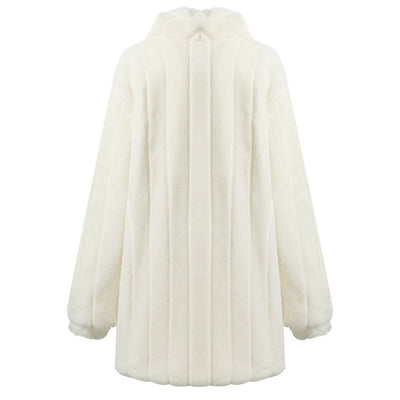 Chaqueta Floral Blanca para Invierno y Primavera - Abrigo Elegante para Mujer - Image 8