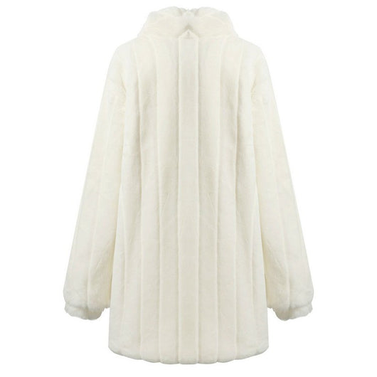 Chaqueta Floral Blanca para Invierno y Primavera - Abrigo Elegante para Mujer - Image 8
