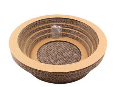 Rascador Ondulado para Gatos con Catnip - Cama Multifuncional - Image 9