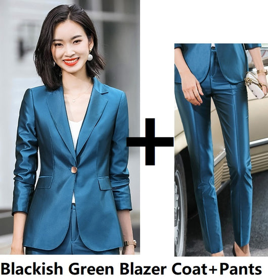 Traje Ejecutivo de Acetato para Mujer - Elegancia Profesional - Image 12