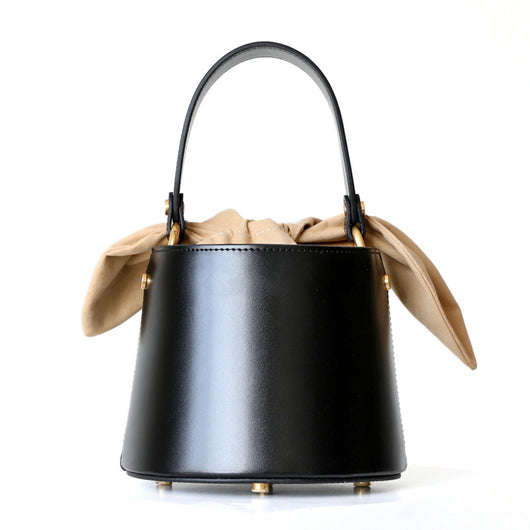Bolso Bucket Mini de Cuero Genuino - Image 14